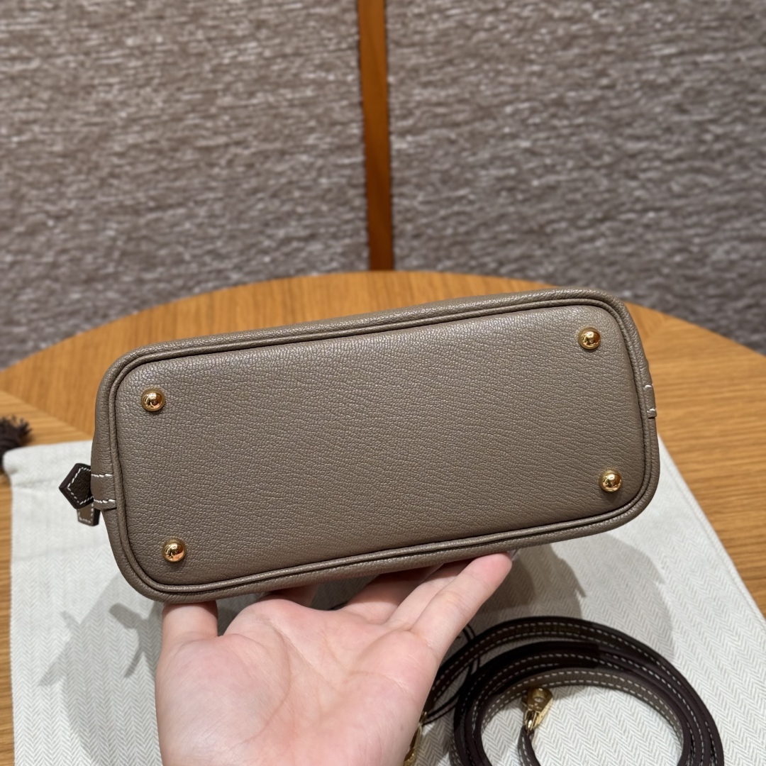 Hermès Mini Bolide 18Etoupe Handbag (Handmade to Order)