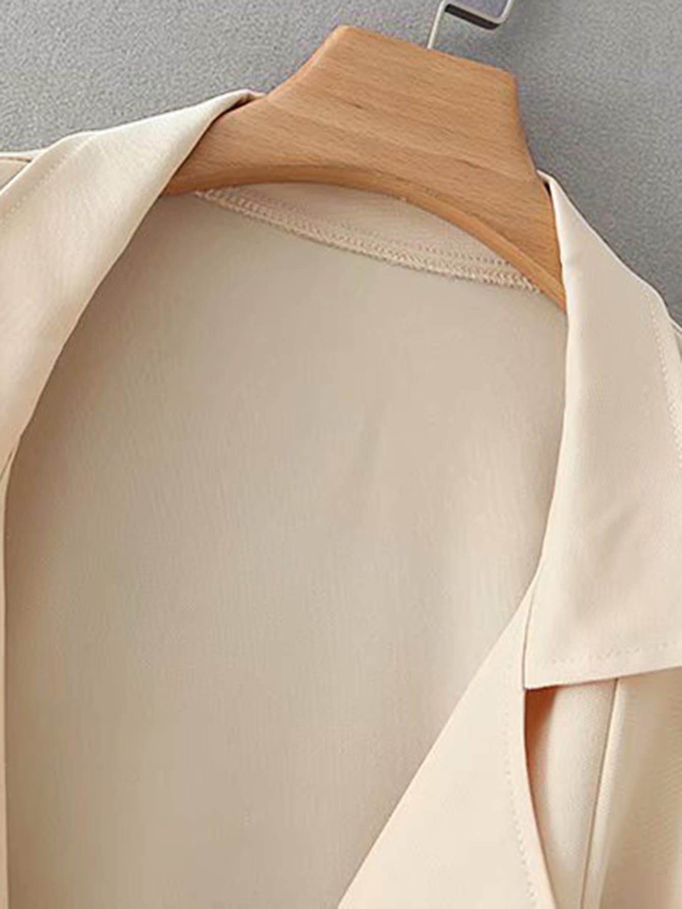 Open Front Roll Up Sleeve Outerwear