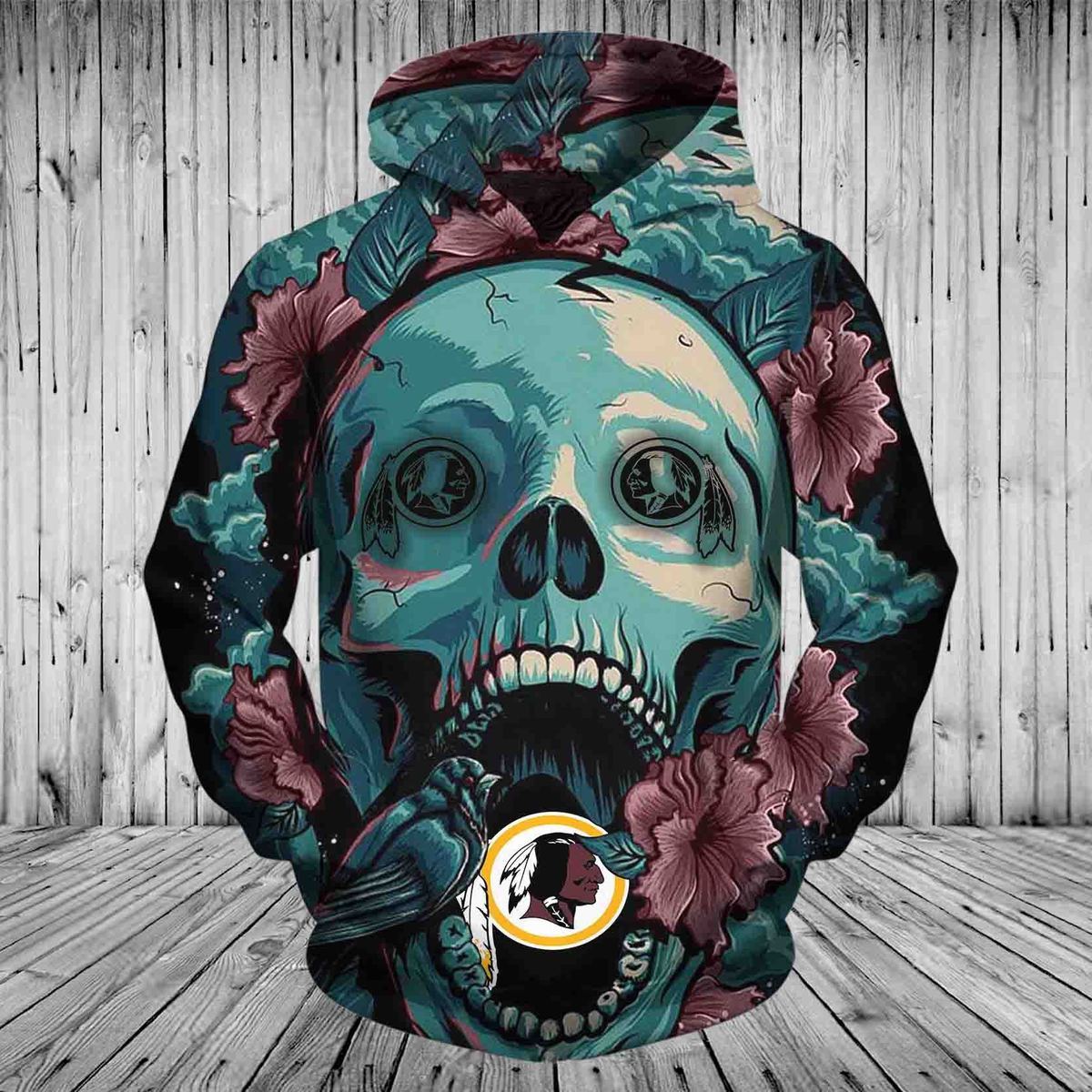 WASHINGTON HOODIE 3D FLOWER 19