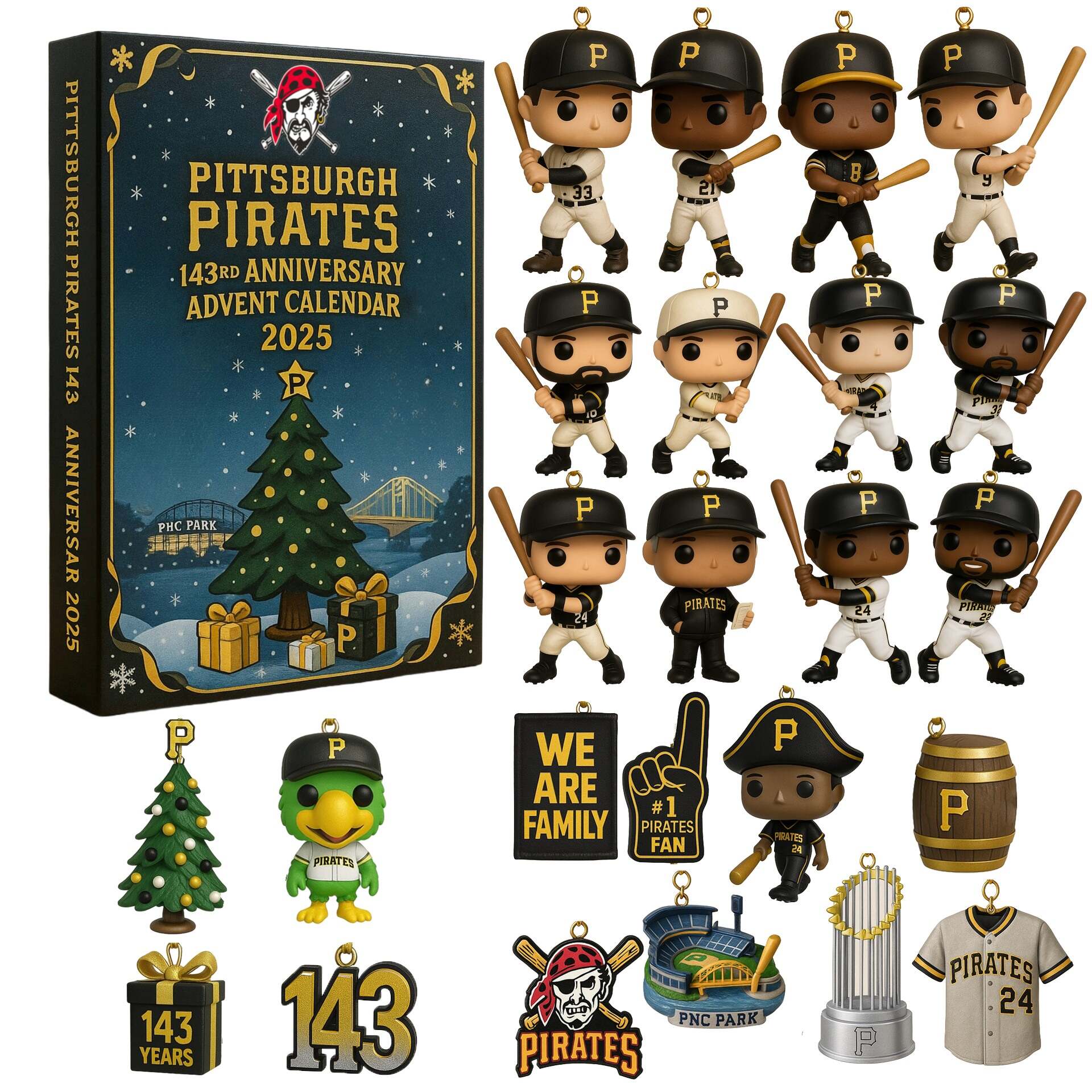 Pittsburgh Pirates 143rd Anniversary Advent Calendar