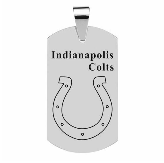 INDIANAPOLIS COLTS TITANIUM STEEL DOG TAG