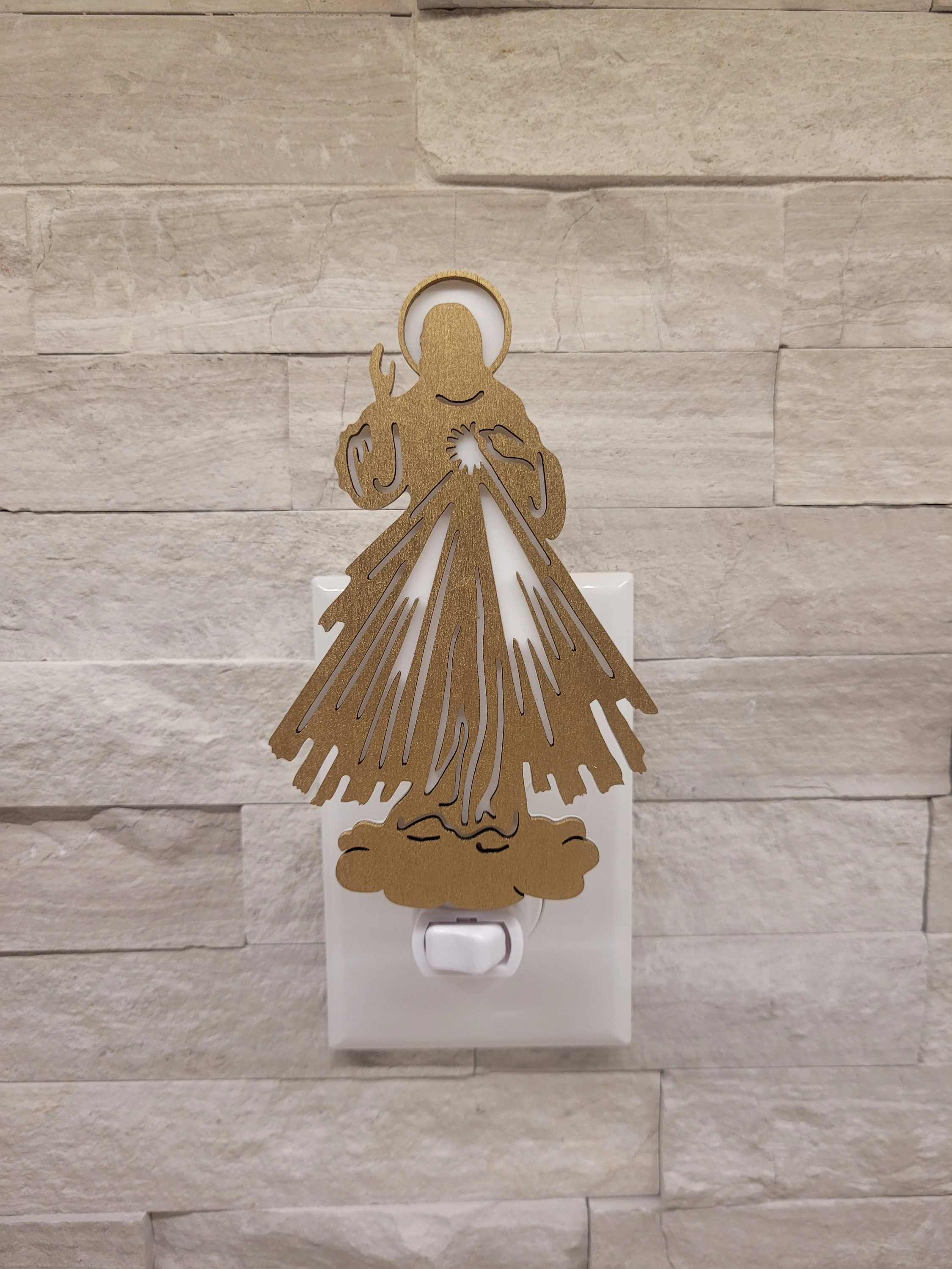 🎄CHRISTMAS ON SALE🌟Divine Mercy Night Light – A Glow of Faith for Your Home!