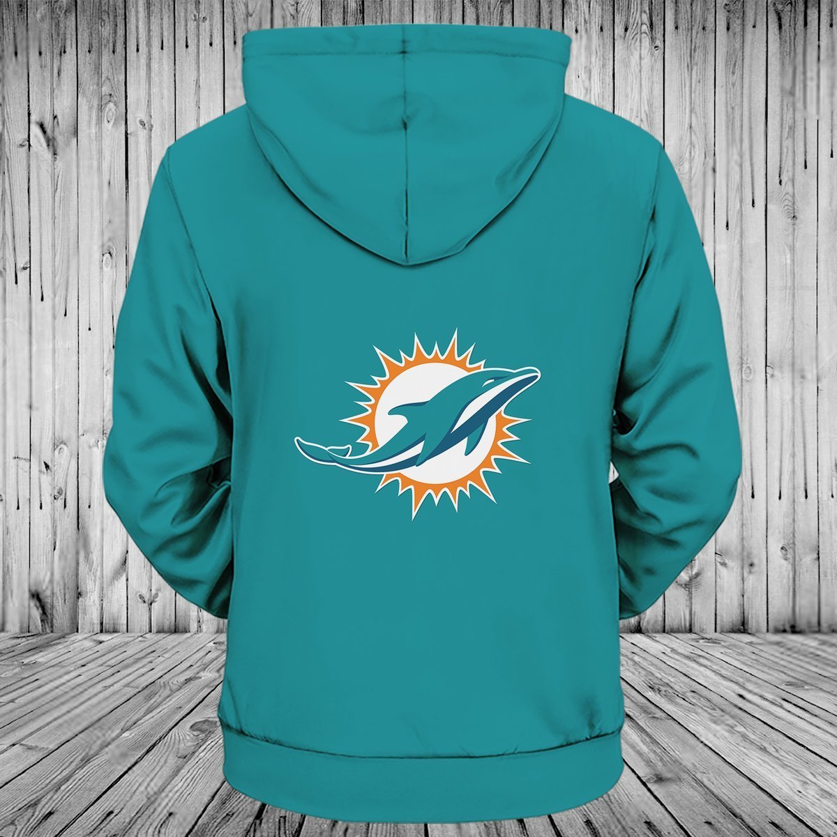 DOLPHINS 3D HOODIE 14