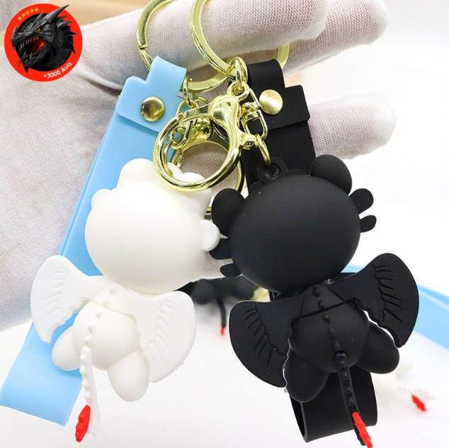 Night Fury and Lightning Fury keychain