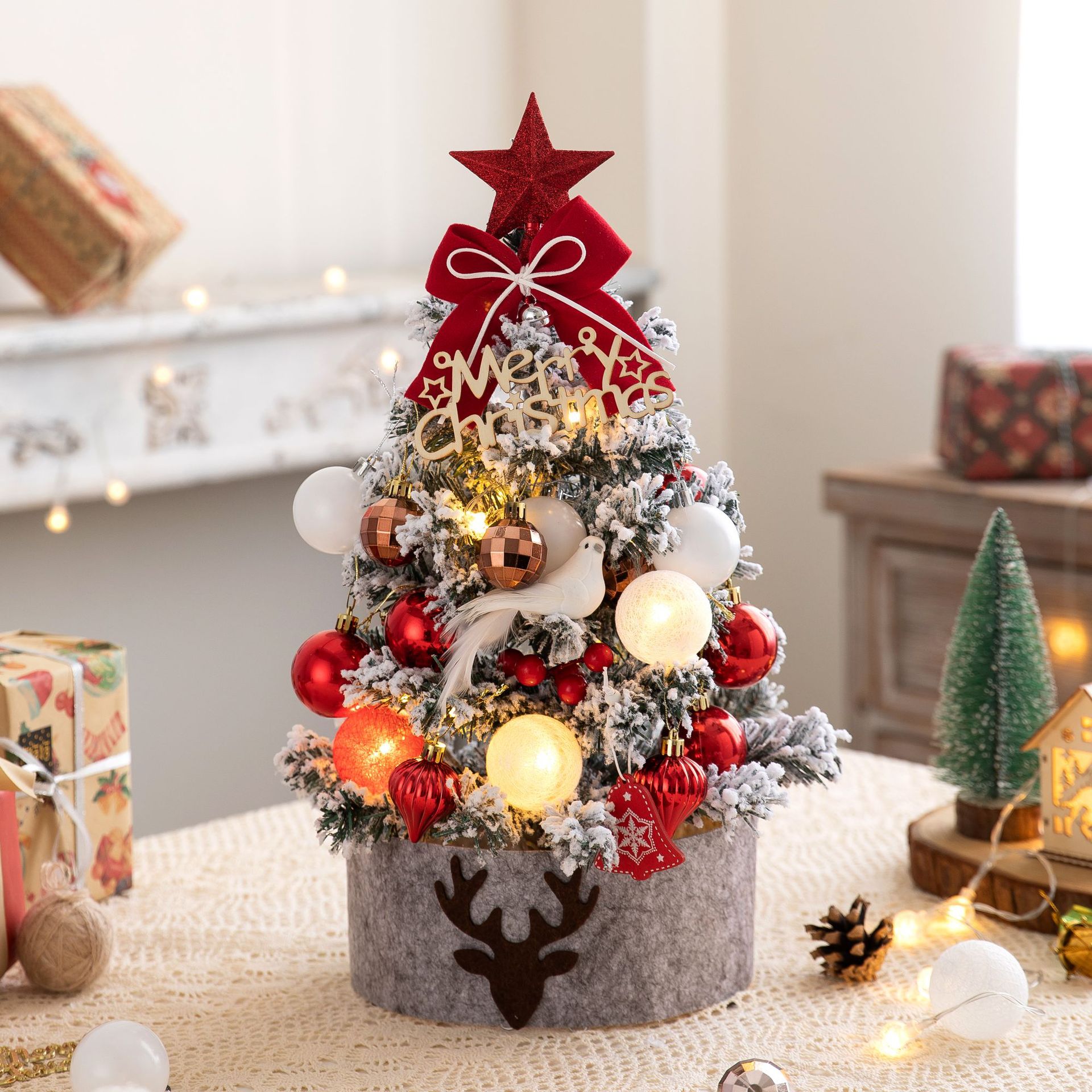 🌲🌲Mini Christmas Tree Decoration Set
