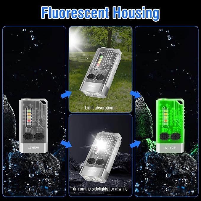 Small Powerful LED Flashlight 💥💥(Super Bright 1000 Lumens with Emergency Siren)