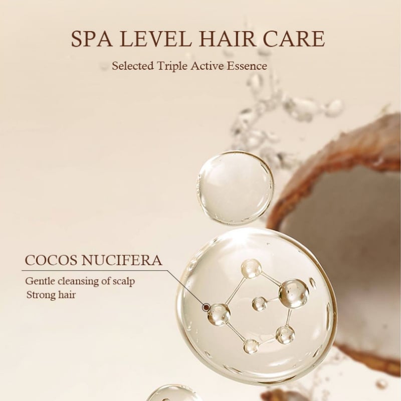 🔥Transform Dry, Damaged Hair in Just 10 Minutes 🌴The Ultra-Nourishing Coconut Hair mask– 100% Natural