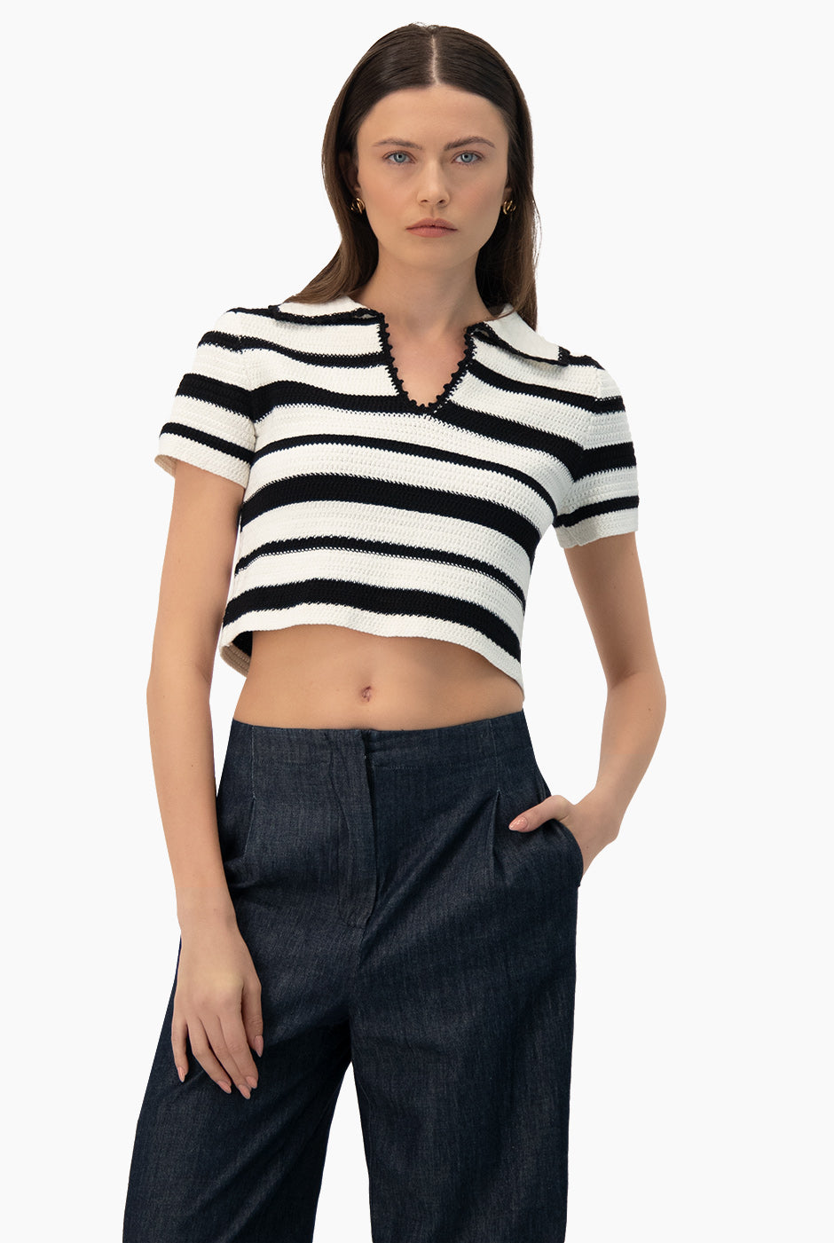 Polo Crop Crochet