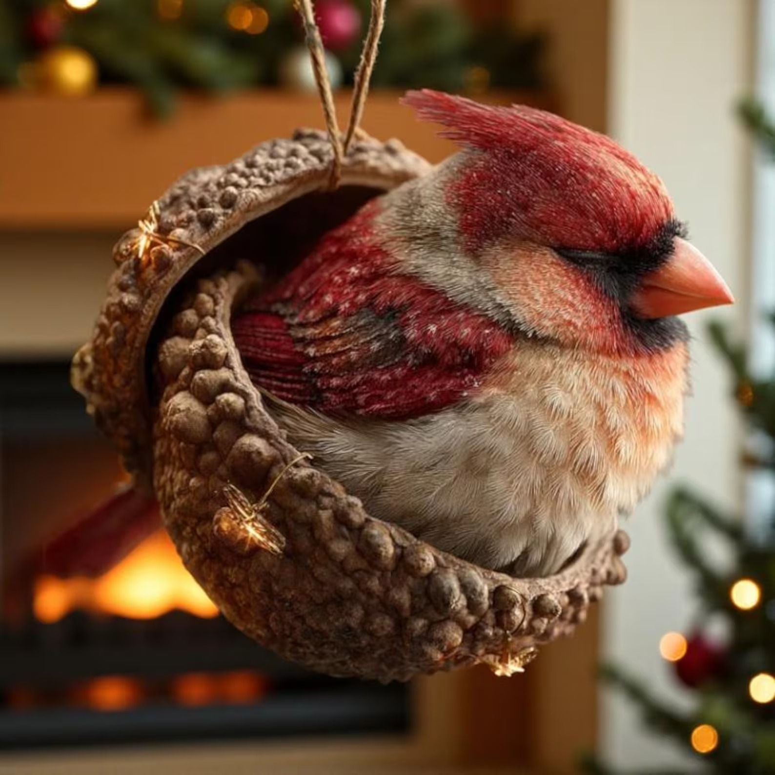 Forest Animals Acorn Ornament