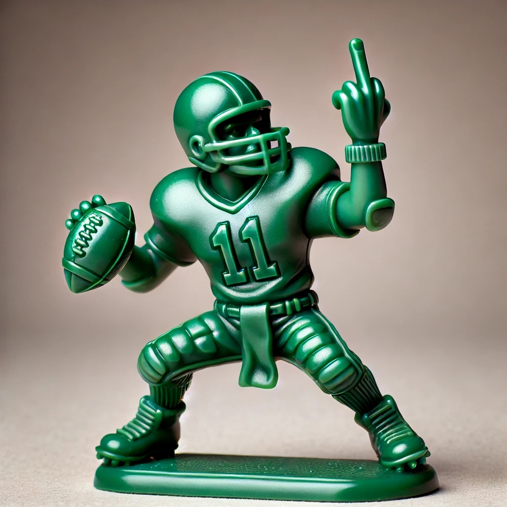 Funny football player