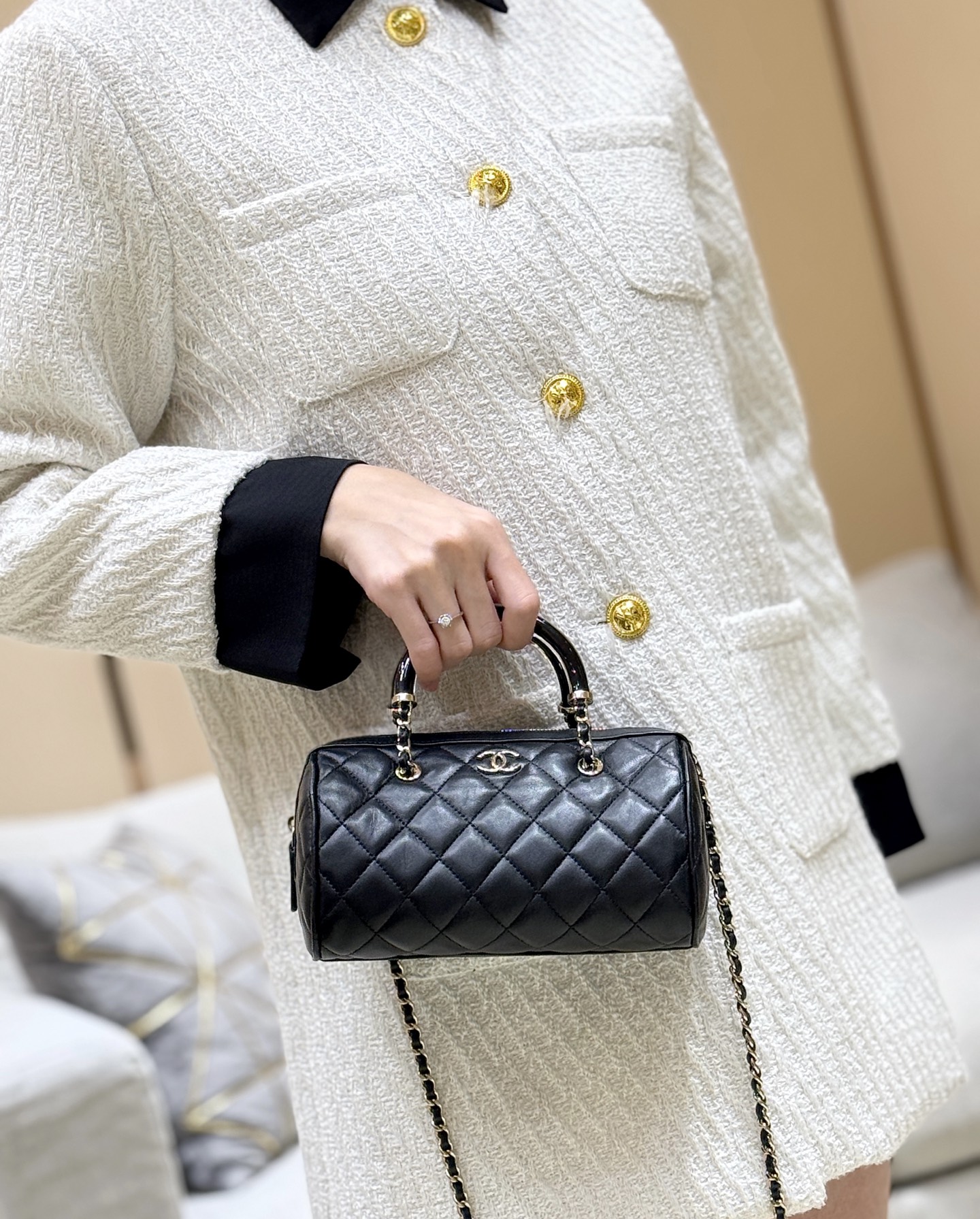Chanel 25C Early Spring Collection mini Boston bag AP4411 00148
