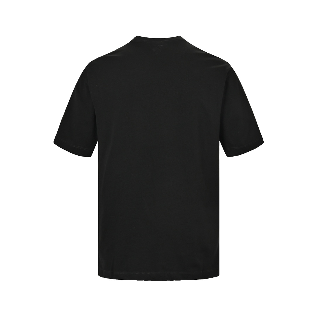 Balenciaga 24ss rubber stripe print short sleeve