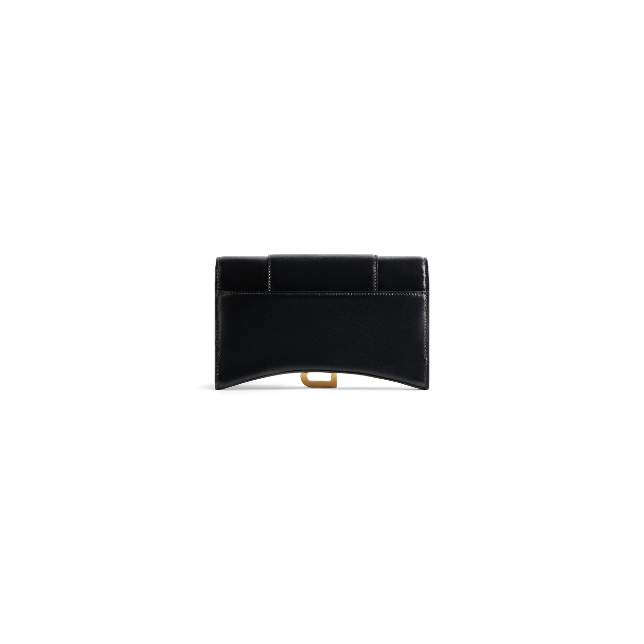 BALENCIAGA HOURGLASS EMBOSSED CHAIN ​​WALLET