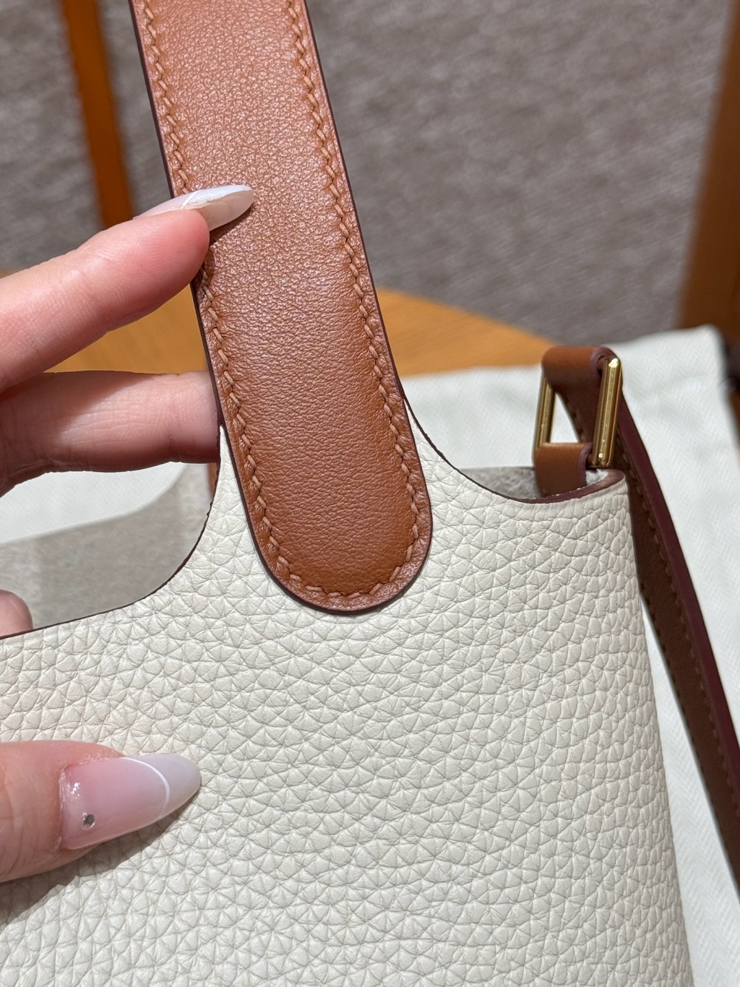 Hermès Picotin lo 10Craie37gold handbag (handmade to order)