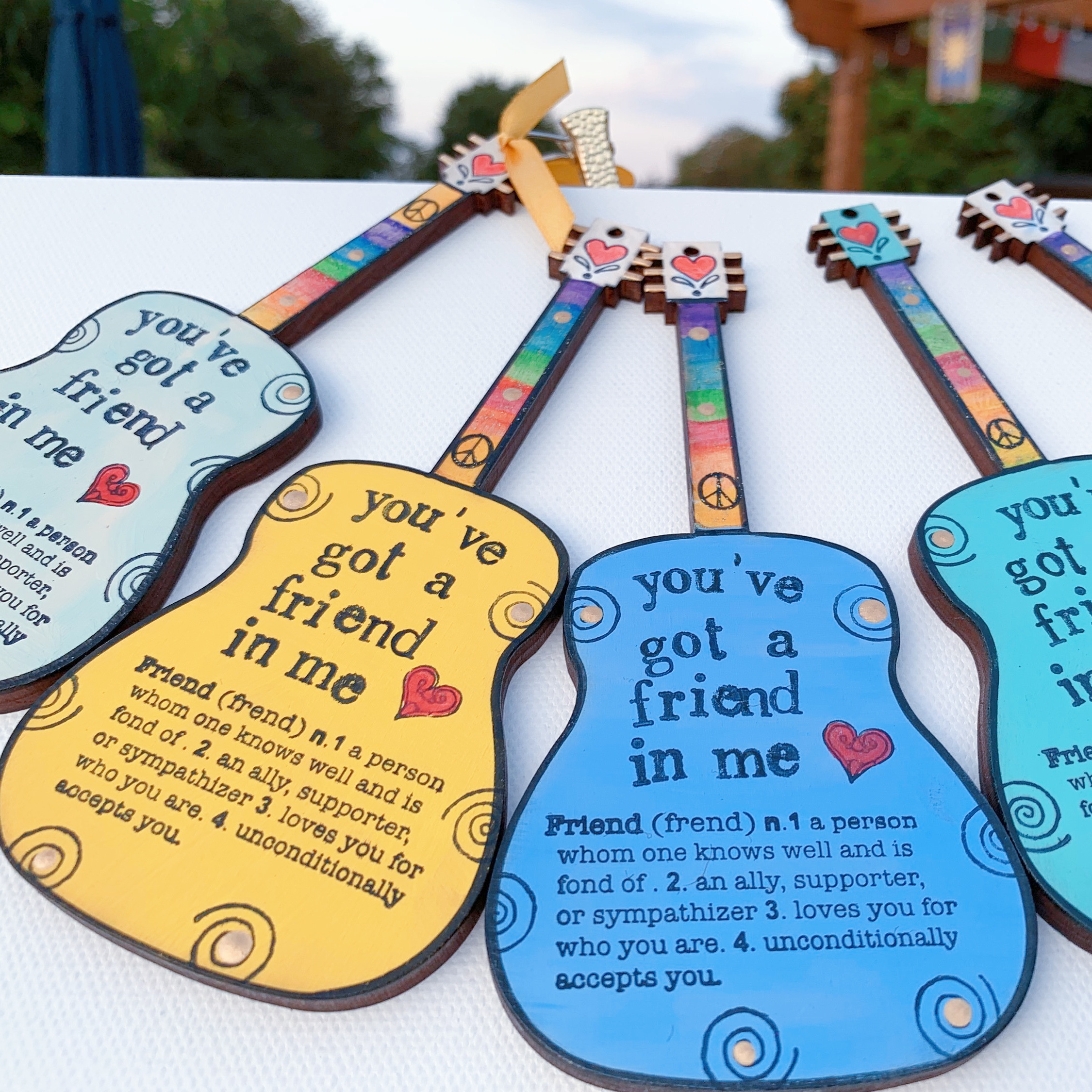 🌲Early Christmas Sale 49% OFF🌲You've Got a Friend In Me 💖 Guitar Ornament - Handmade