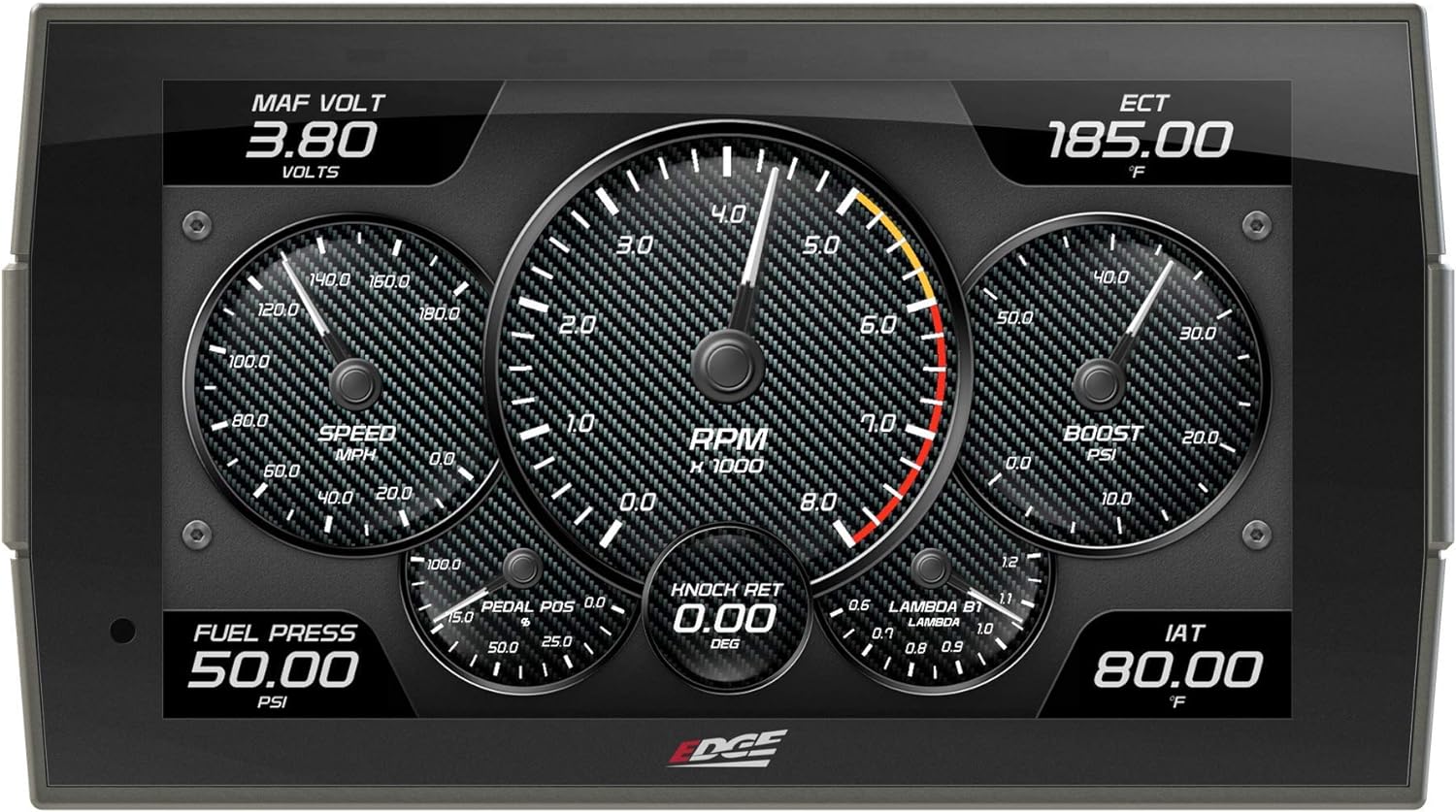 Edge Insight Digital Gauge Compatible with 1996 & Up OBD-II Vehicles