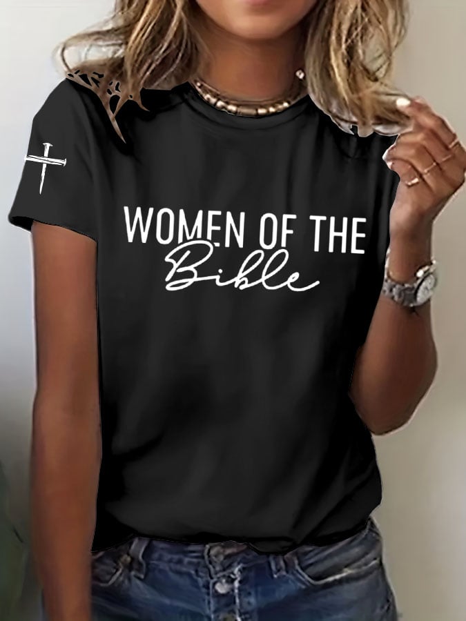 Women Of The Bible Print T-Shirt