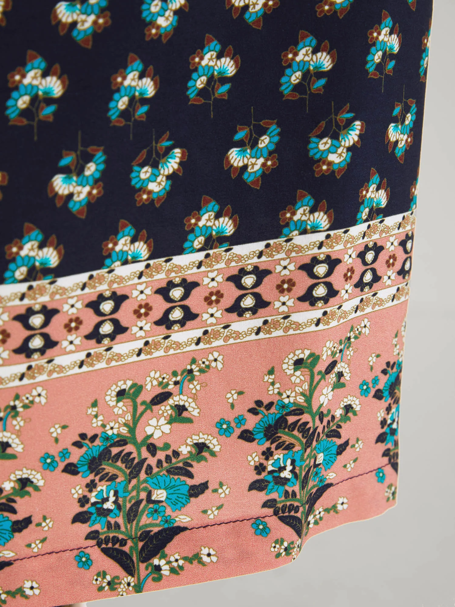 Boho Stretchy Waist Wide-Leg Pants