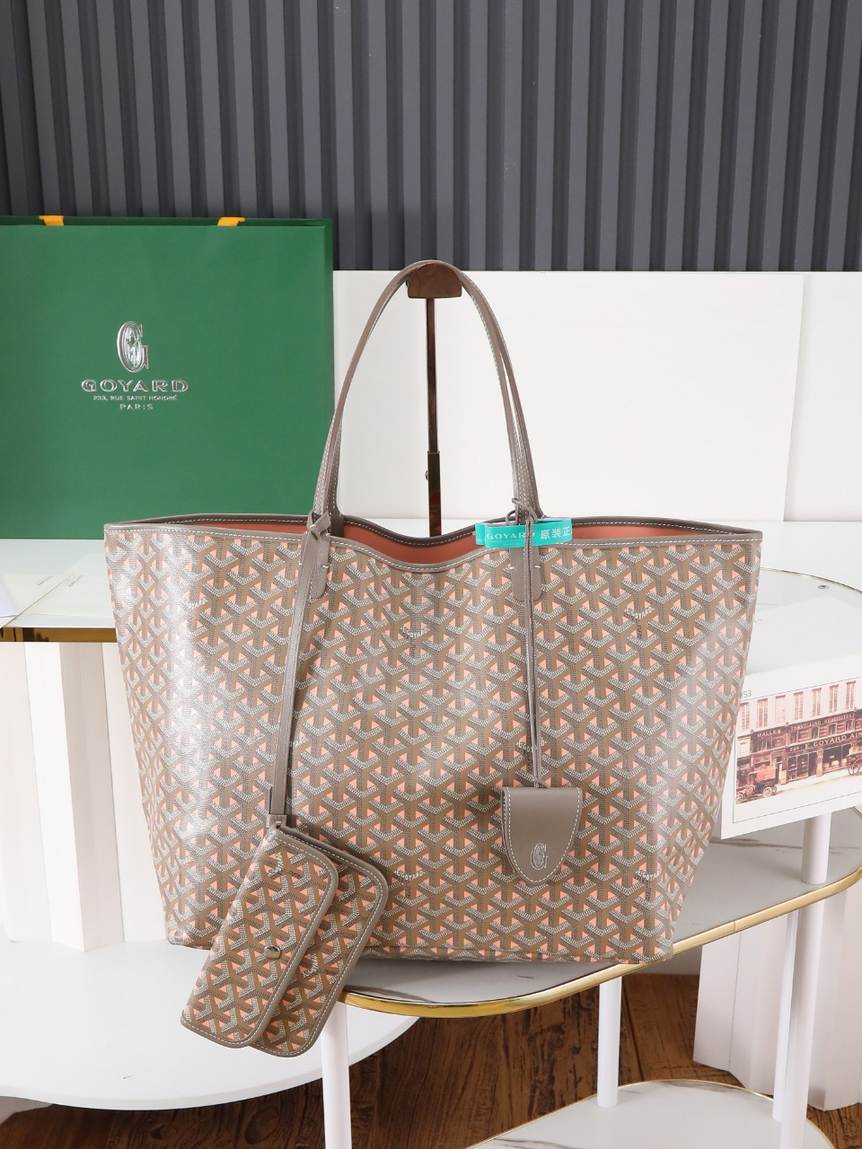 Goyard saint louis large shopping bag 020146