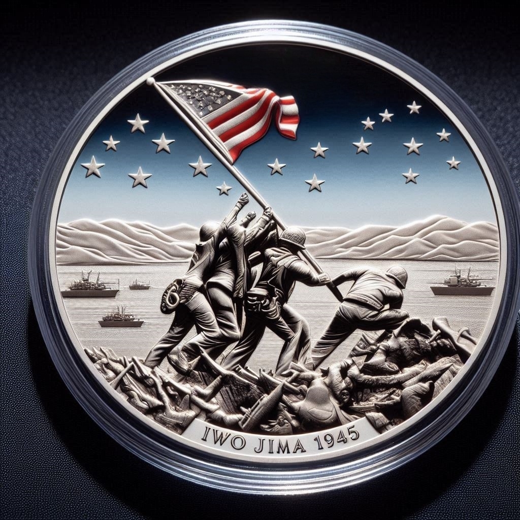 The 80th Anniversary of Iwo Jima Coin