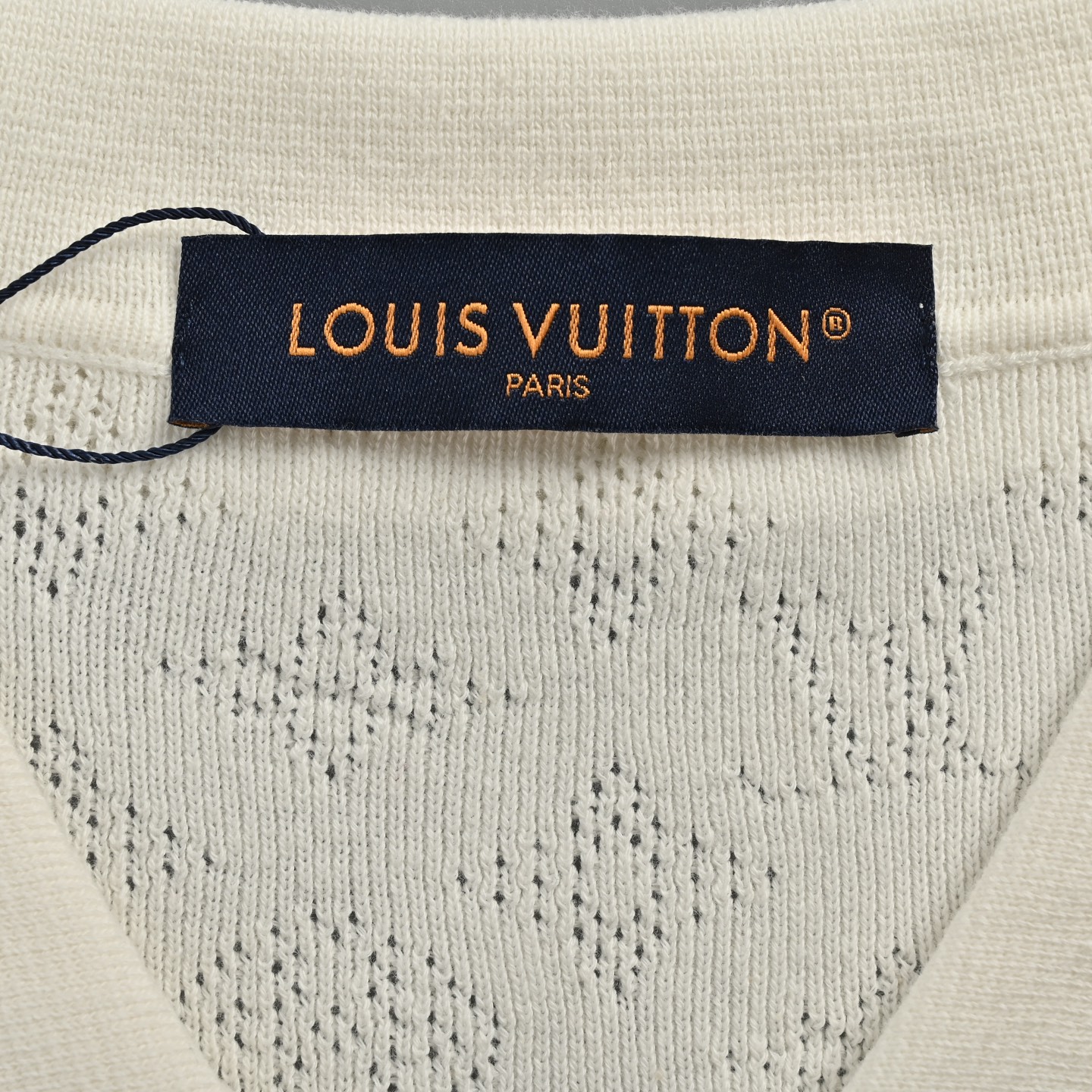 Louis Vuitton 24ss hollow monogram knitted short-sleeved cardigan