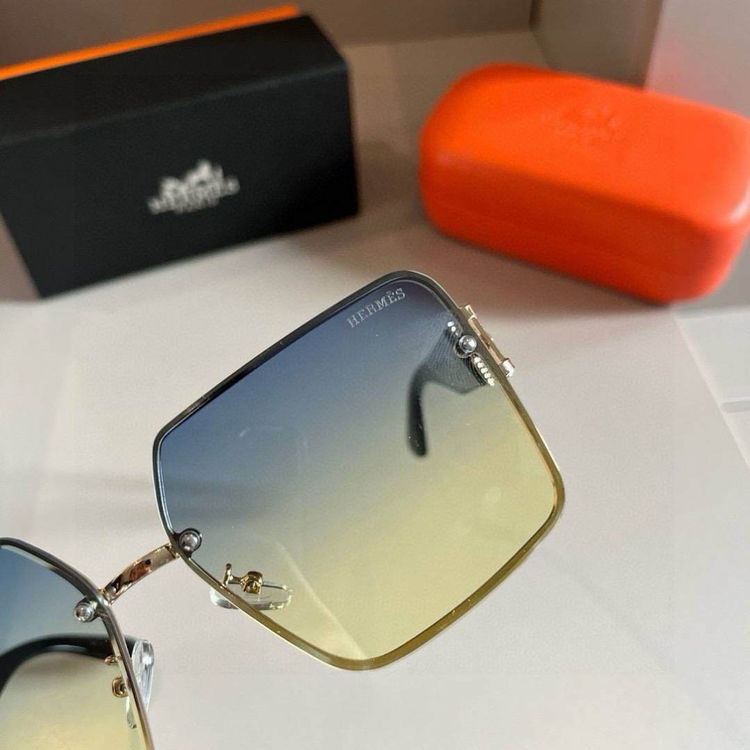 Hermes Square Frame Sunglasses
