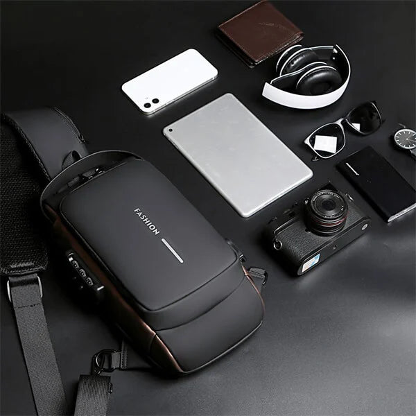 (🔥Father's Day Hot Sale-Save 50%OFF)-USB Charging Sport Sling Anti-theft Shoulder Bag(Great Gift🎁)-BUY 2 GET FREE SHIPPING