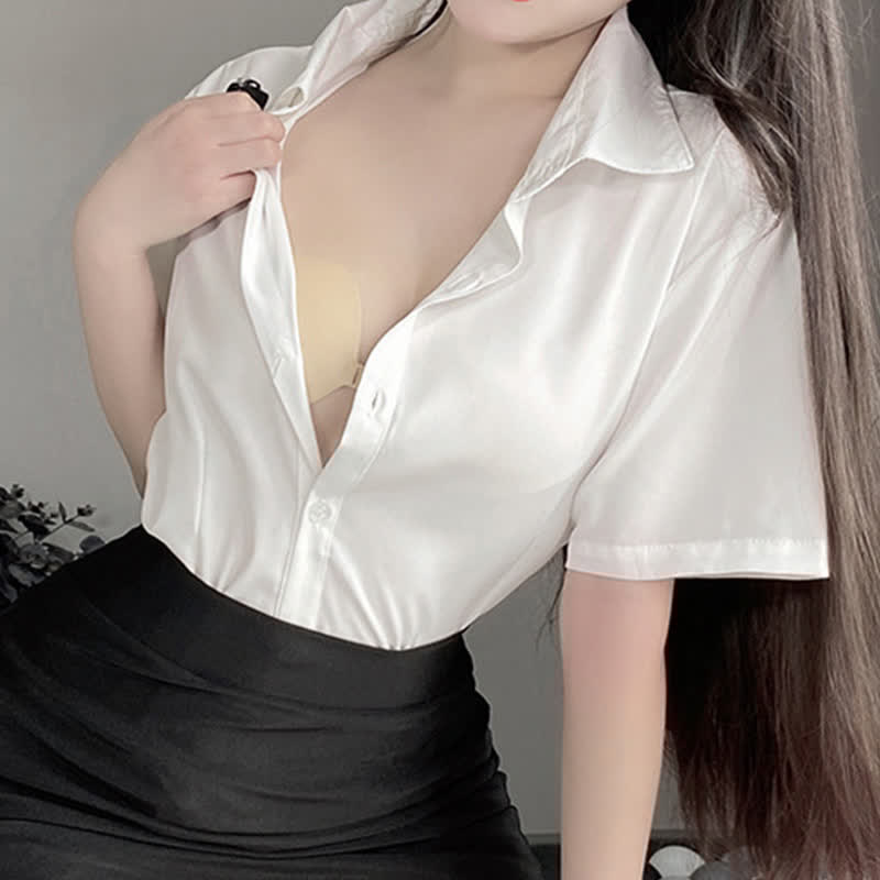 OL Uniform Lingerie Stockings Set