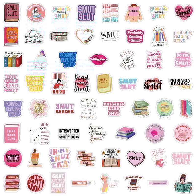 Book Stickers for Kindle 120-Pack