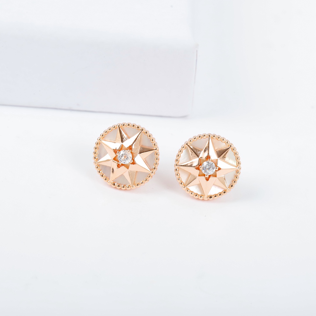 Dior Compass Rose Earrings