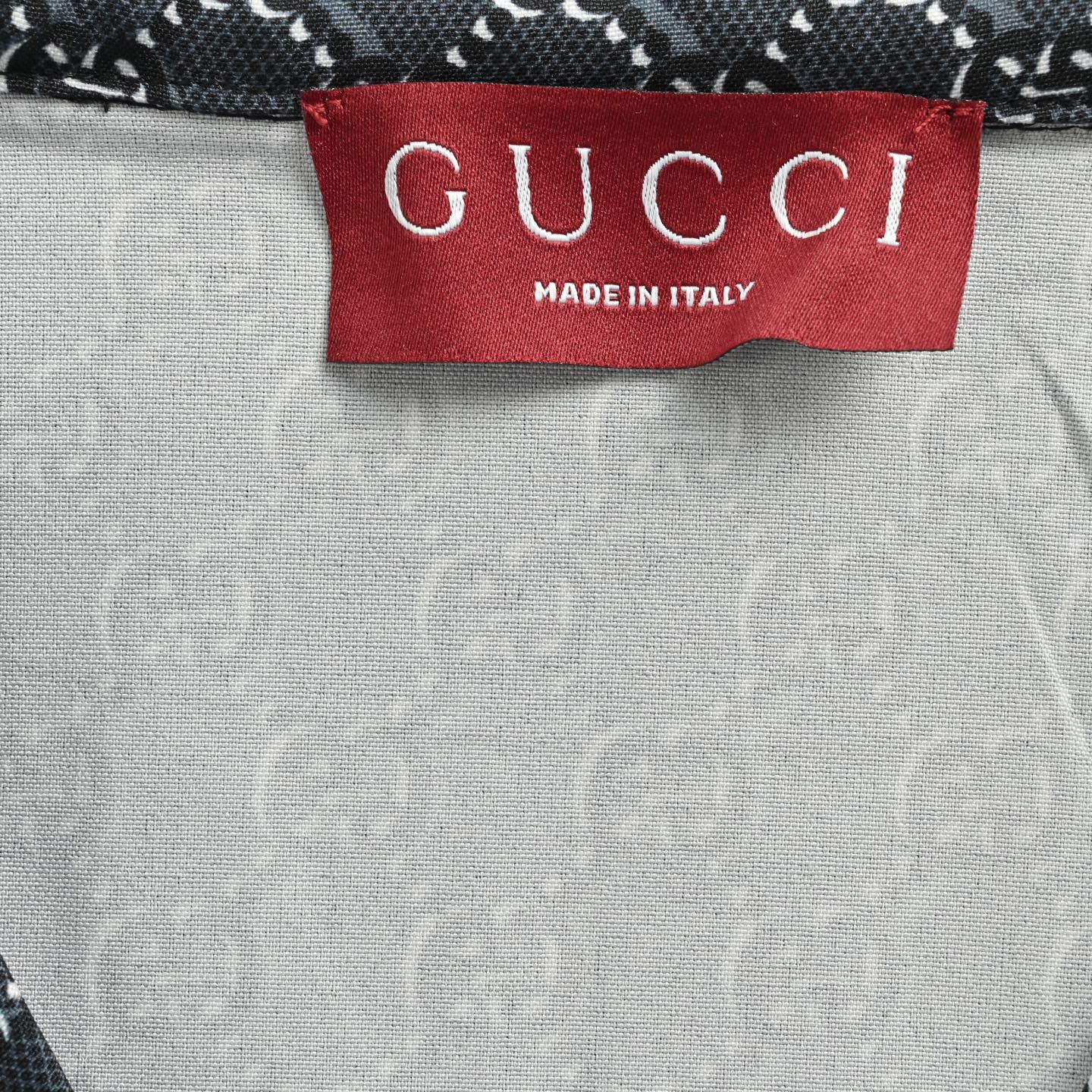 Gucci 25ss short-sleeved shirt with monogram print