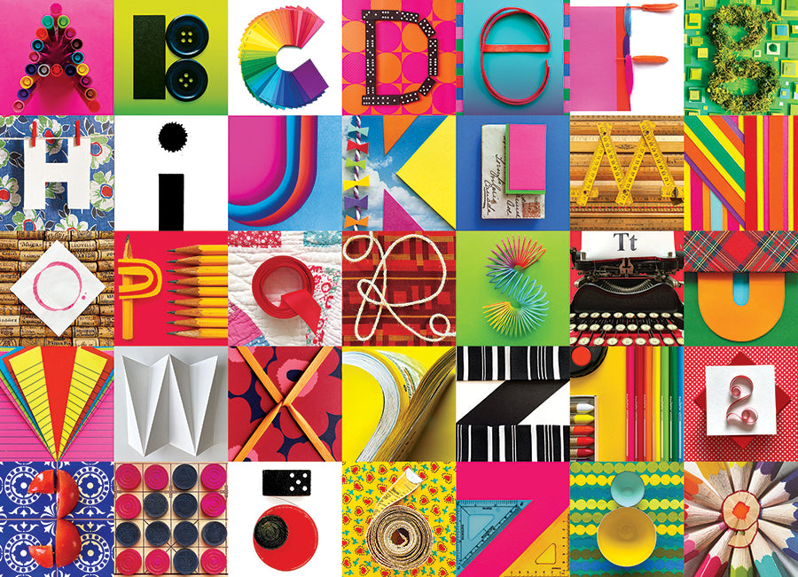 Found Alphabet | 1000 Piece