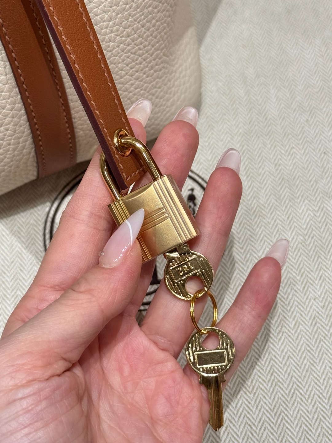 Hermès Picotin lo 10Craie37gold handbag (handmade to order)