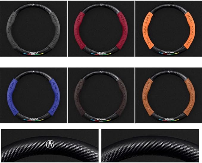 Leather Car Steering Wheel Cover