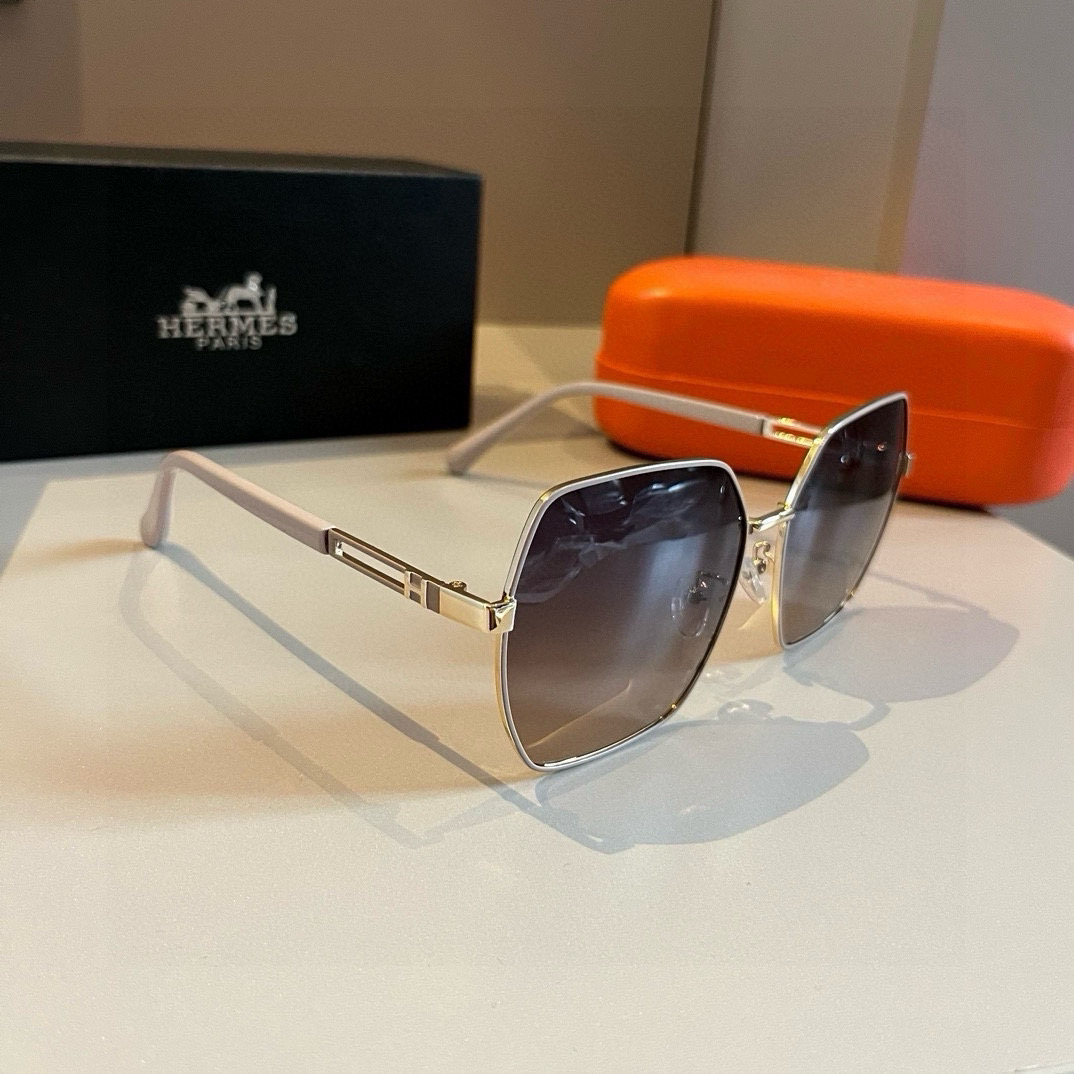 Hermes Square Frame Sunglasses