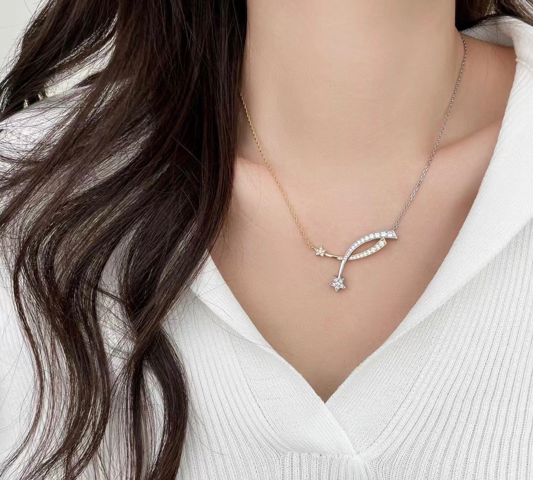 Chanel Comet Shooting Star Necklace