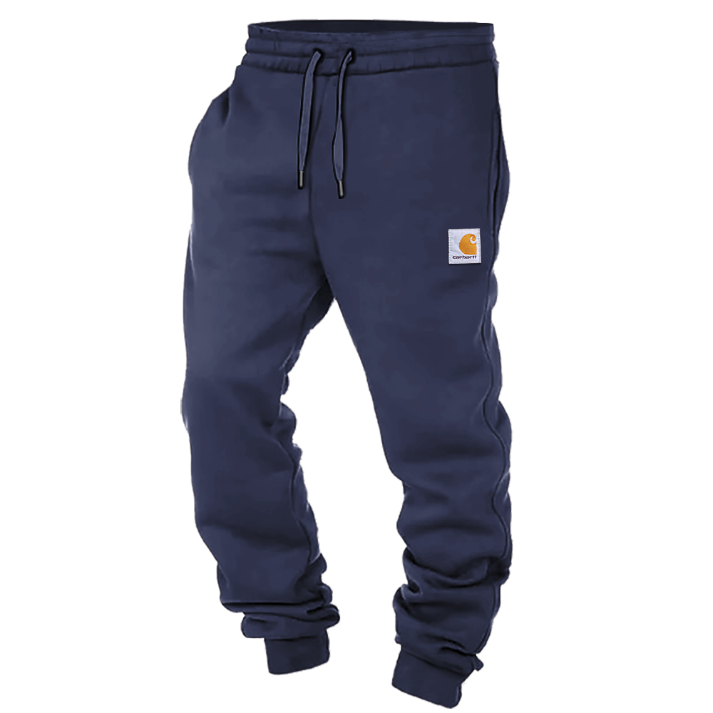 Men's Black Jogger with Iconic Patch - Perfect for Casual and Active Wear
