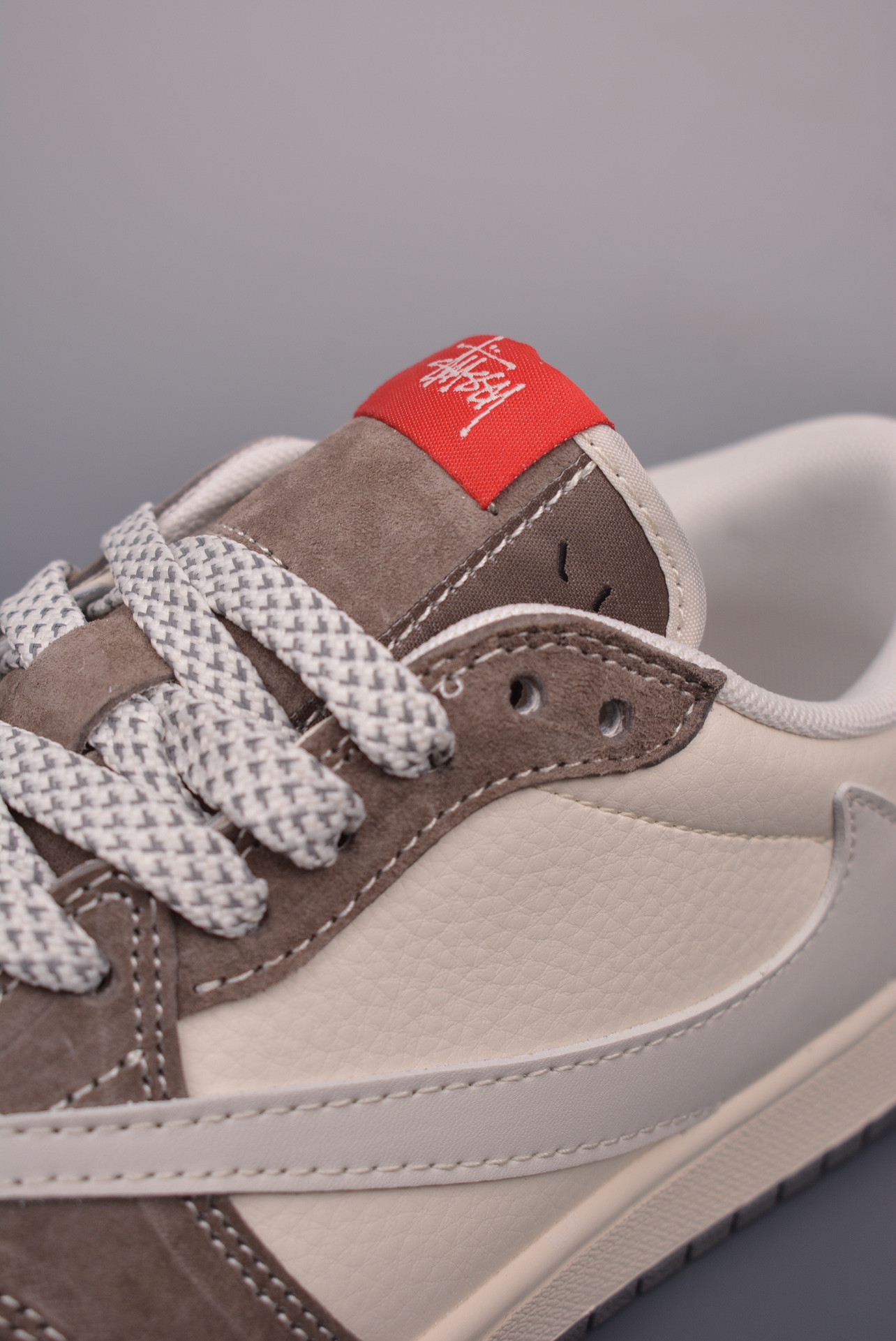 Stussy x Travis Scott x Nike Air Jordan 1 Low OG Beige Brown SJ2068-136