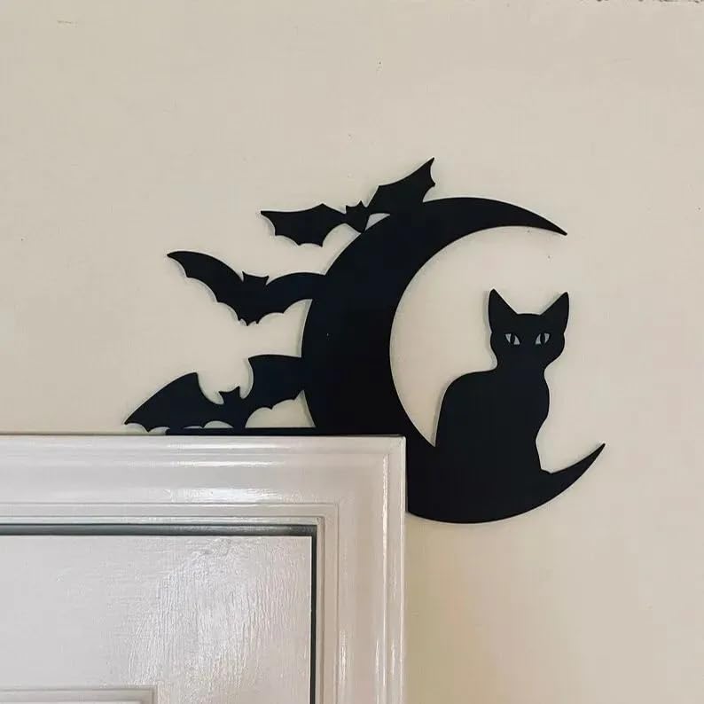 ON SALE🔥Halloween Funny Corner Sign Top Door Frame Ornament