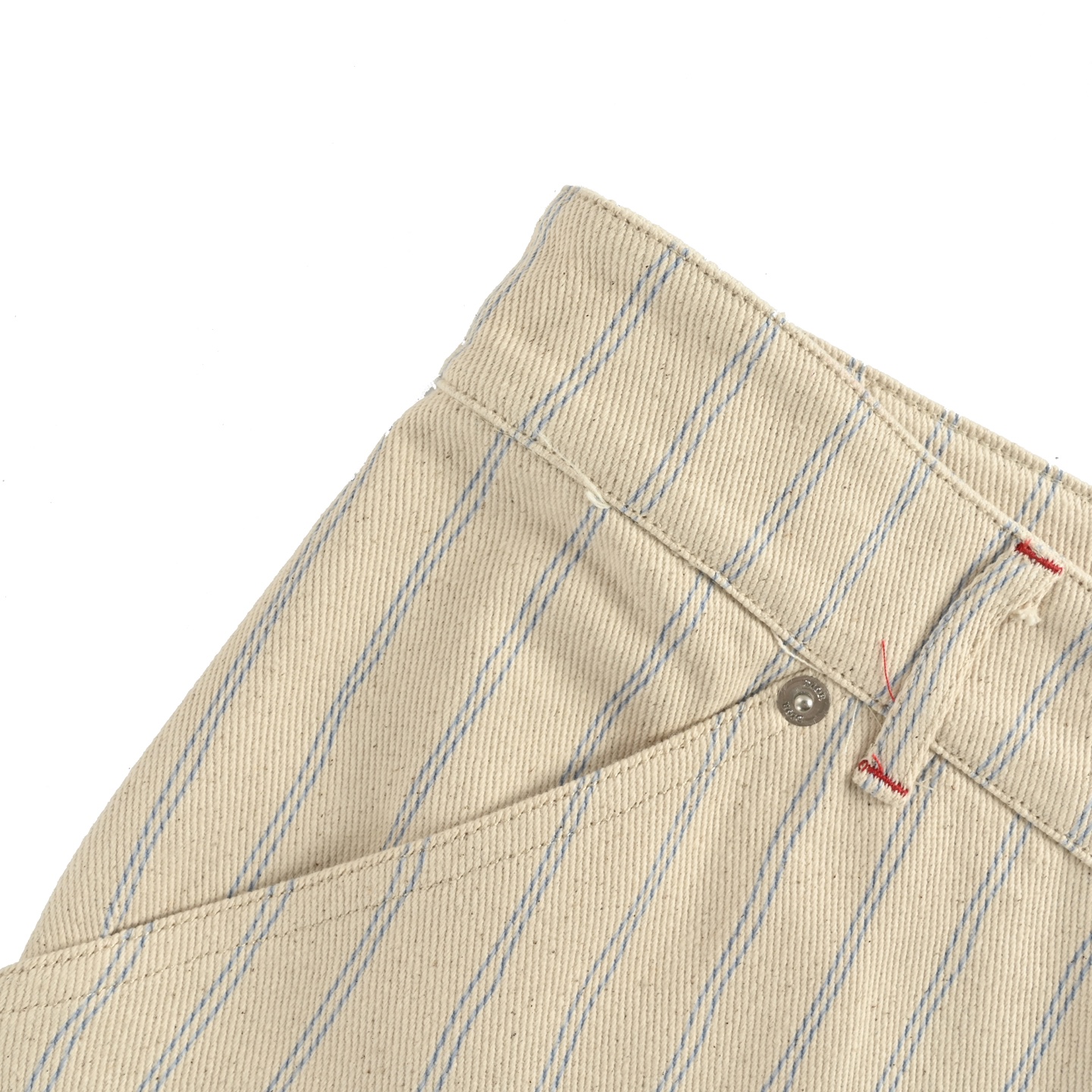 Dior 25ss embroidered lettering striped denim shorts