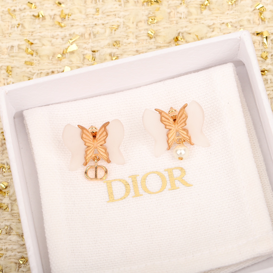 Dior Butterfly Earrings