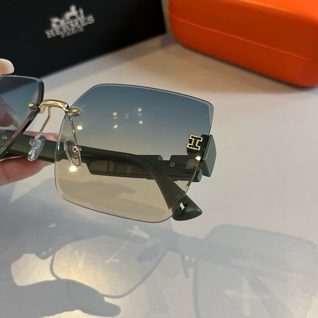 Hermes rimless sunglasses