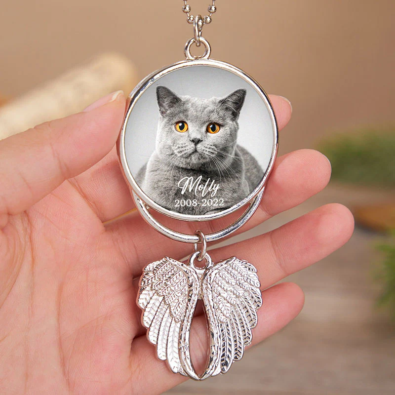 Personalized Angel Wings Keychain