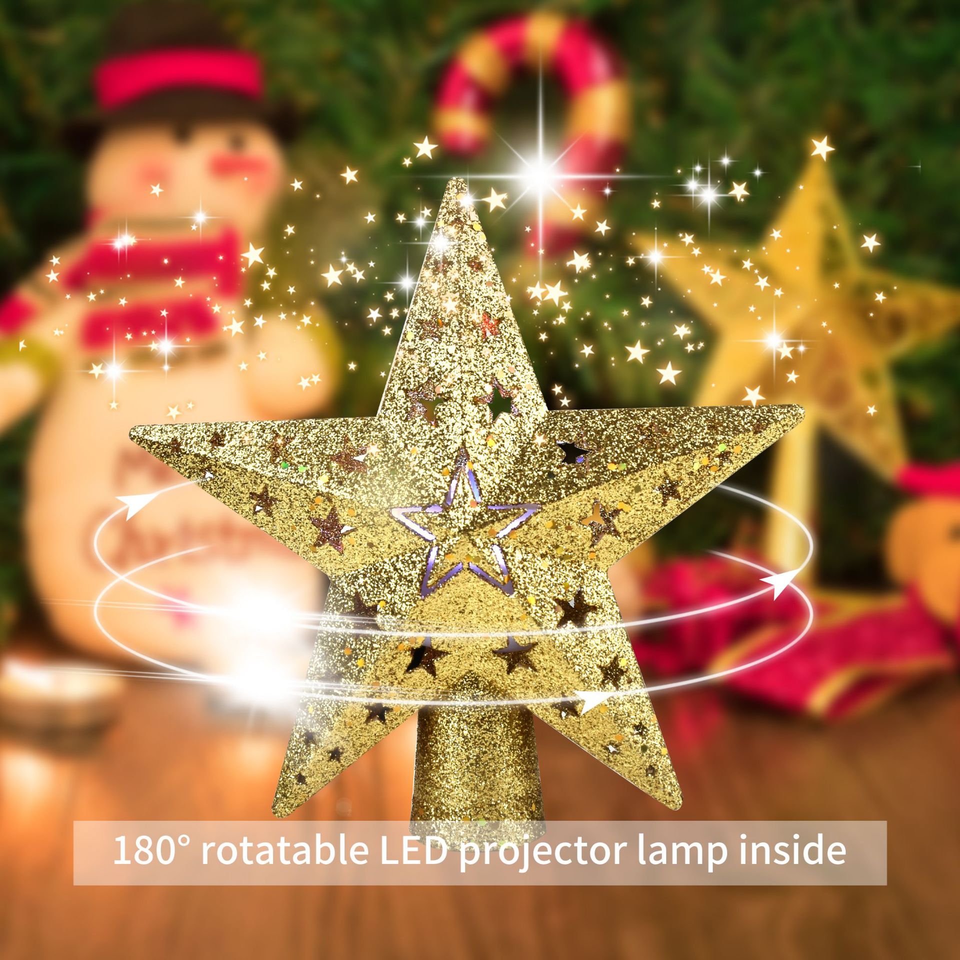 Christmas  Tree-top Decoration Light