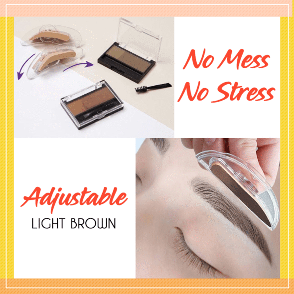 (⚡Last Day Flash Sale-50% OFF)Adjustable Perfect Eyebrow Stamp--Buy 3 Free Shipping Now
