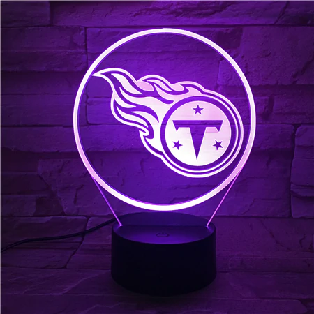 TENNESSEE TITANS 3D LED LIGHT LAMP