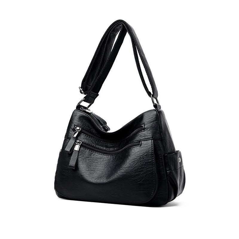 Casual Shoulder Bag Multi-pocket Large Crossbody Bag
