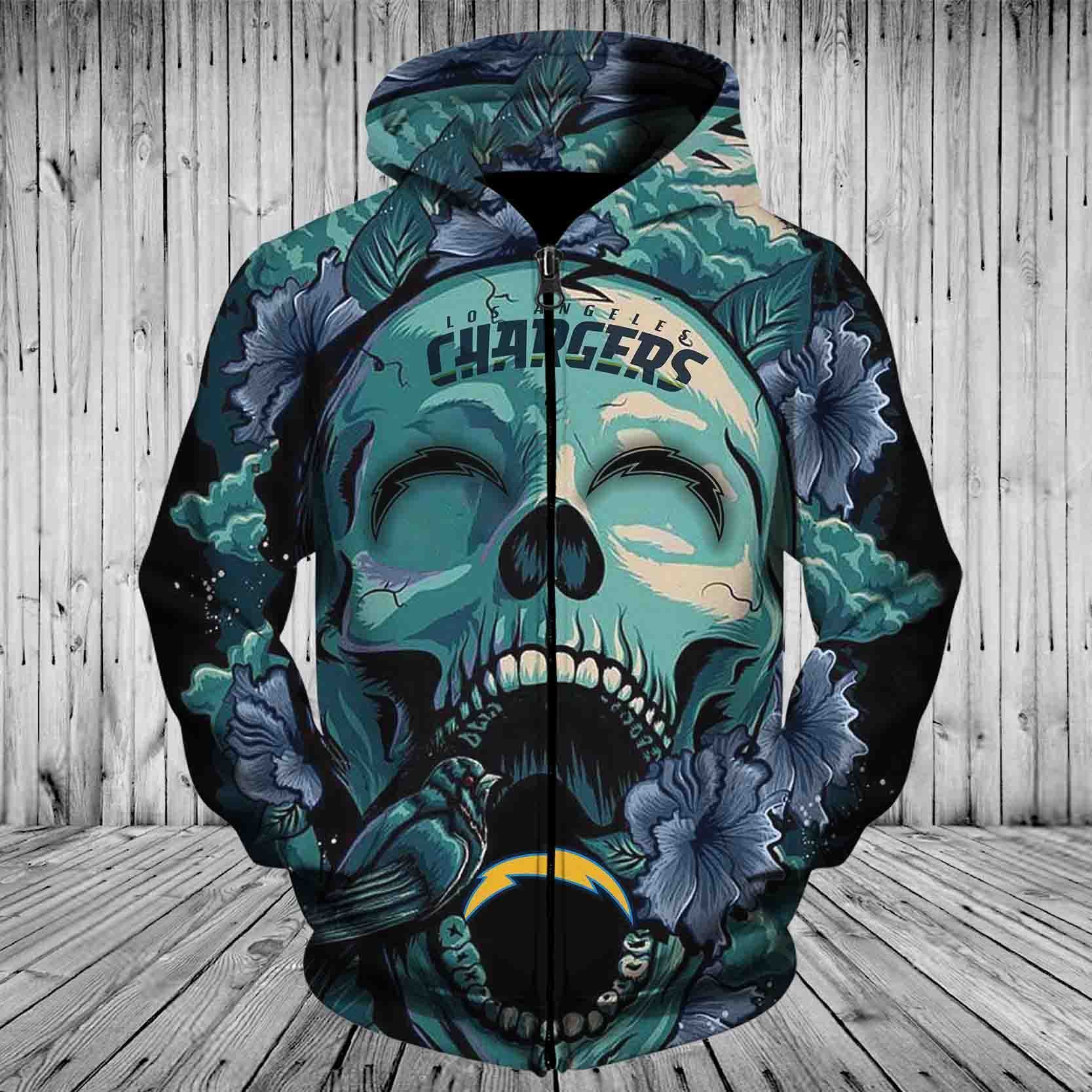 CHARGERS HOODIE 3D FLOWER1