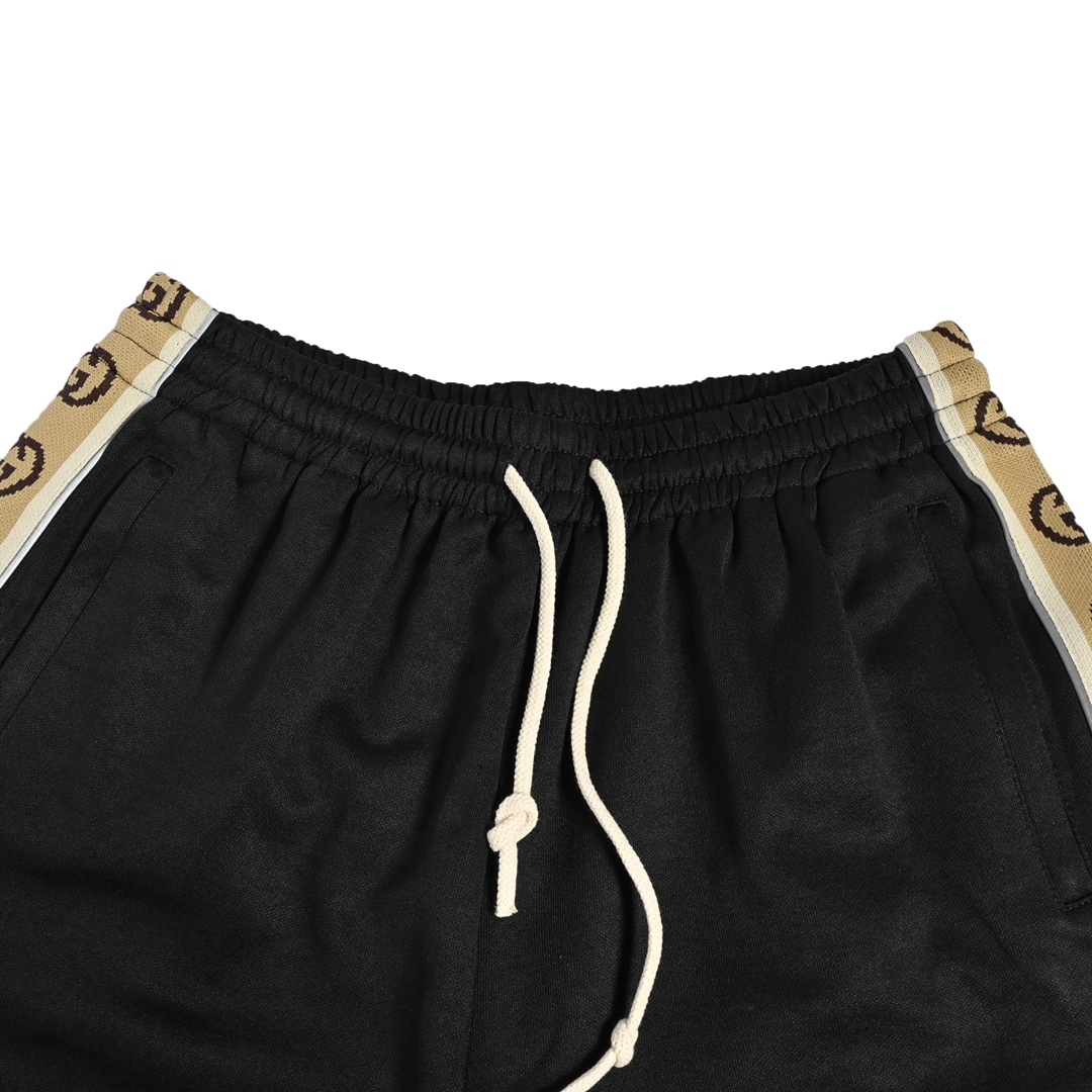 Gucci 20ss side double G reflective webbing shorts