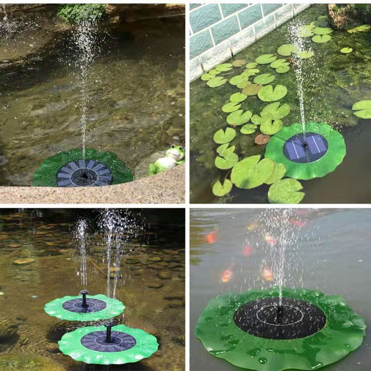 Lotus leaf solar fountain (🎁2024 new model hot sale🎁Last day of sale)
